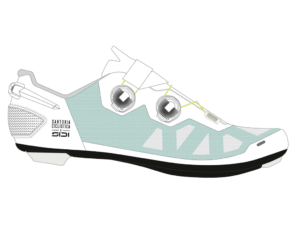 Sidi Laghee Sprinter 2 cykelsko race bright white/light green unisex