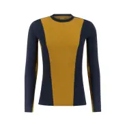 Ulvang Peak Map Crew Baselayer Mens - Navy Blue/Cathay Spice - Str. XL - Undertrøje