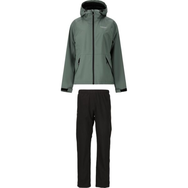 Weather Report Gust Kvinder / Damer regnsæt 10.000mm-balsam green-38 - Regntøj, poncho