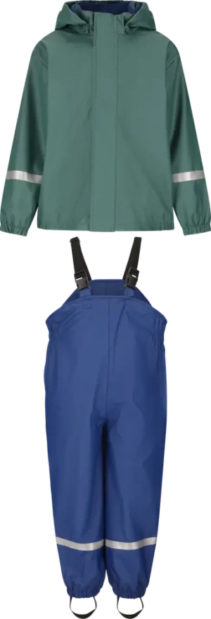 Zig Zag Eigil Regntøj Fleece - Mallard Green - 98