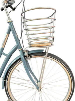 Atran Velo Kurv Ribb m. bamboo bund, Chrome