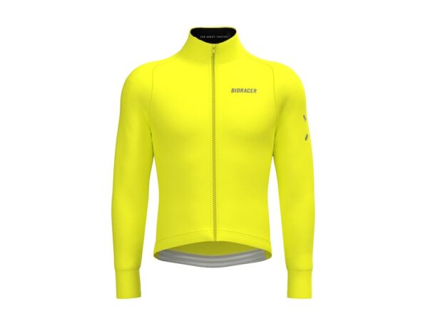 Bioracer Tempest Protect Pixel cykeljakke gul herre