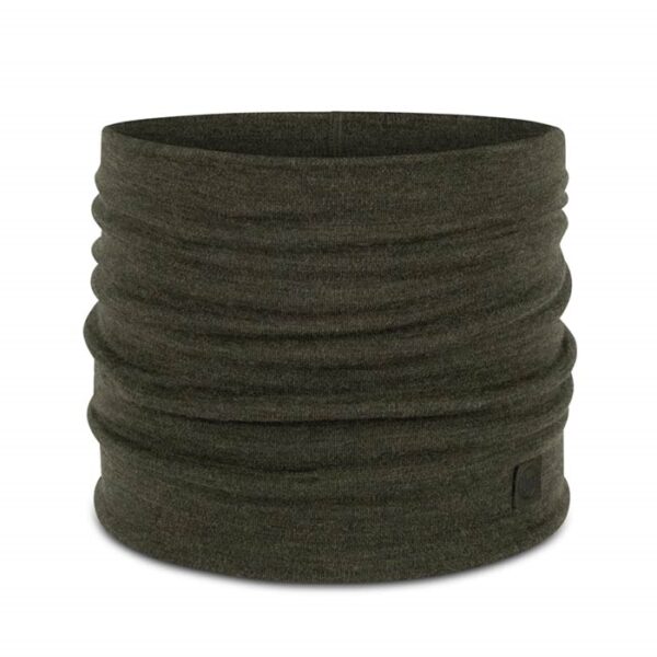 Buff Heavyweight Merino wool halsedisse-solid bark