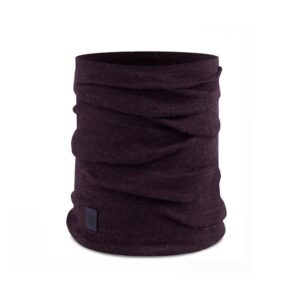 Buff Heavyweight Merino wool halsedisse-solid deep purple