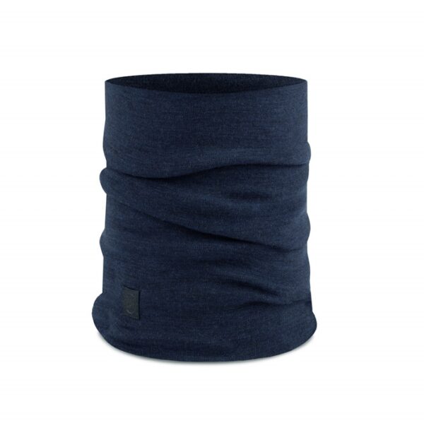 Buff Heavyweight Merino wool halsedisse-solid denim