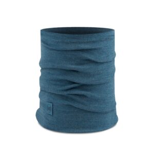 Buff Heavyweight Merino wool halsedisse-solid dusty blue
