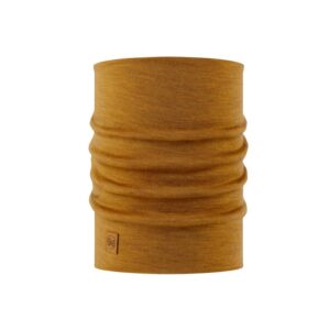 Buff Heavyweight Merino wool halsedisse-solid mustard