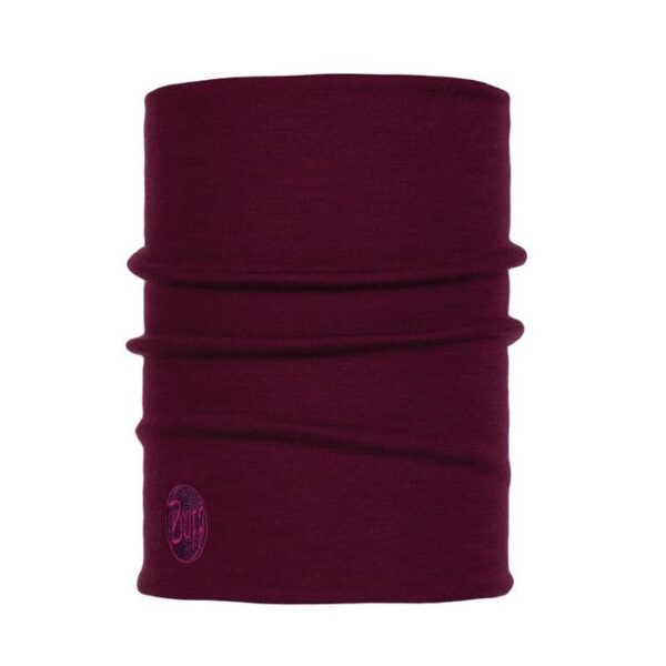 Buff Heavyweight Merino wool halsedisse-solid raspberry