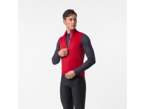 Castelli Transition Air cykelvest rich red herre