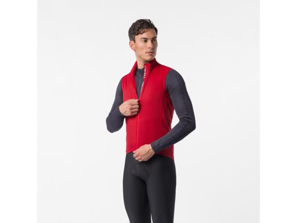 Castelli Transition Air cykelvest rich red herre