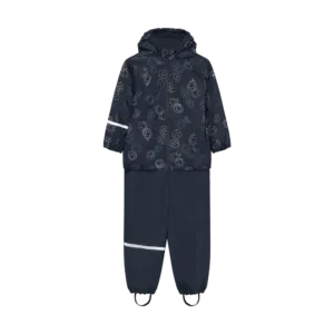 Celavi Regnsæt Med Fleece - Navy - 90