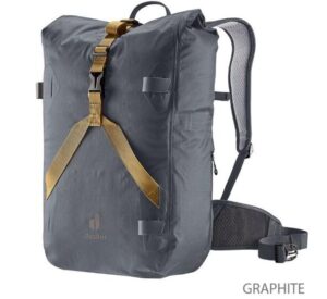 Cykelrygsæk Deuter Amager 25+5 - Graphite/Brun