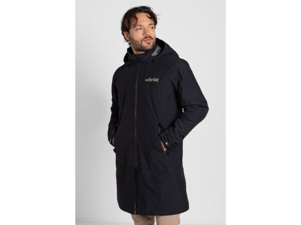 Dirtlej Weathershield regnjakke sort unisex