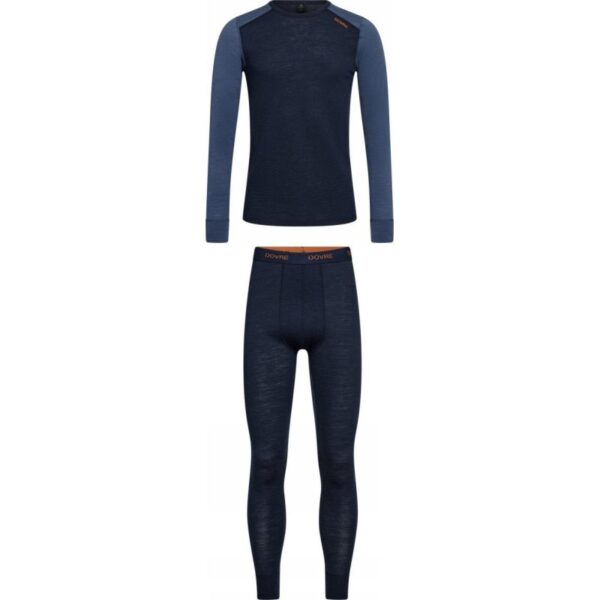 Dovre baselayer sæt i merinould til herre – navy