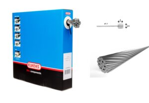 Elvedes Gearwire Boks 1×19 ø1,1/3000mm ø4×4mm 50stk
