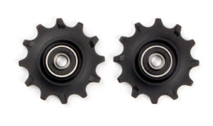 Elvedes Pulleyhjul 2×12T Lukkede lejer Smal/Bred