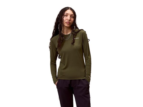 Endura Baabaa Blend baselayer med lange ærmer grøn dame