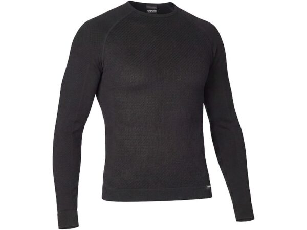 GripGrab PACR vinter langærmet seamless baselayer sort herre