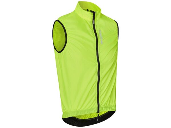 GripGrab RIDE Windproof cykelvest Hi-Vis gul herre