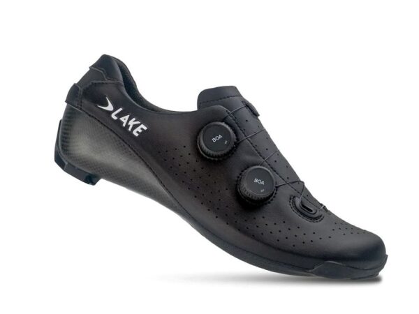 Lake CX400-X Wide Road cykelsko sort/hvid herre