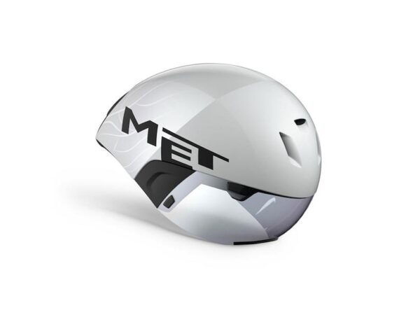 MET Codatronca cykelhjelm -hvid/sølv Str. 58-61 cm