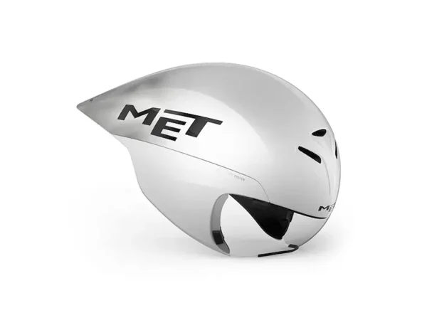 MET Drone Wide Body 2 cykelhjelm white metallic Str. 55-58 cm