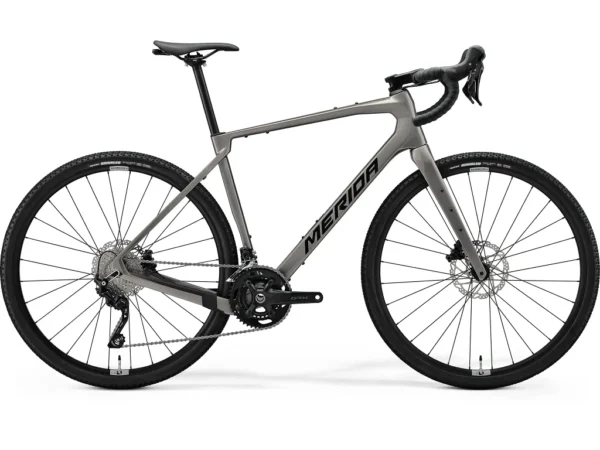 Merida Silex 4000 gravelcykel carbon warm slate grey/black