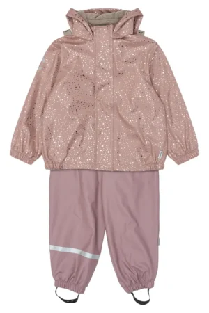 Mikk-Line Regnsæt m. Fleece - Foil Dot - 86