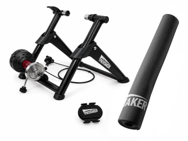 Pathtaker Wheel-On hometrainer med kadance- og speedsensor & træningsmåtte