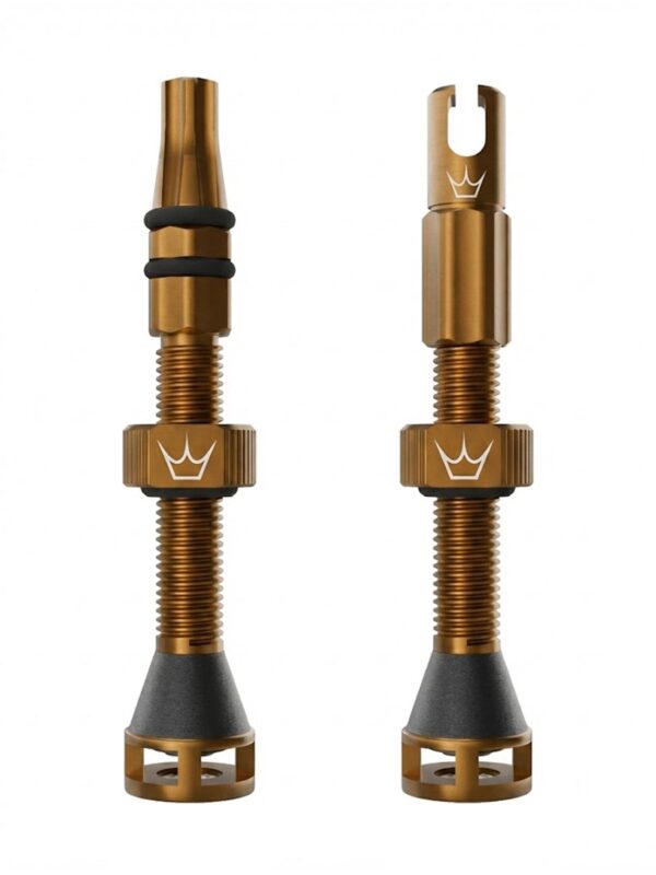 Peaty's Holeshot Fast Flow Valves 42mm Bourbon