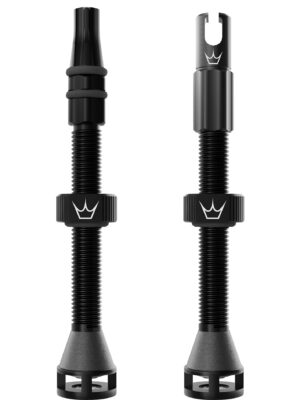Peaty's Holeshot Fast Flow Valves 60mm Black