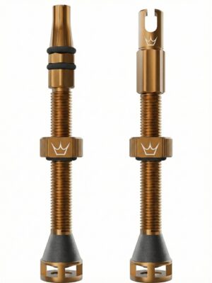 Peaty's Holeshot Fast Flow Valves 60mm Bourbon