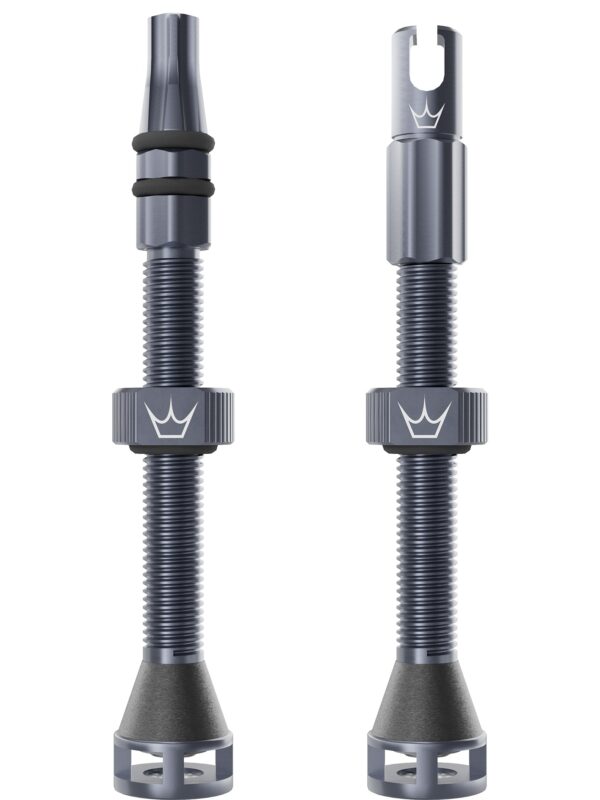 Peaty's Holeshot Fast Flow Valves 60mm Slate
