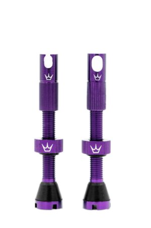 Peaty's x ChrisKing Tubeless Valves 42mm Violet