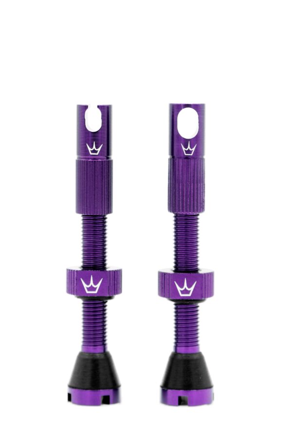 Peaty's x ChrisKing Tubeless Valves 42mm Violet