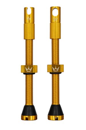 Peaty's x ChrisKing Tubeless Valves 60mm Gold