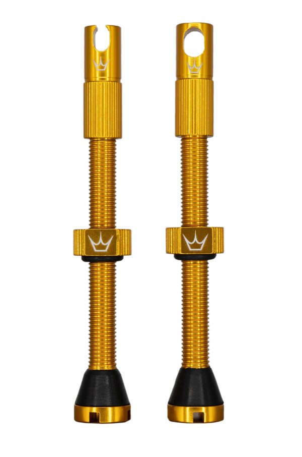 Peaty's x ChrisKing Tubeless Valves 60mm Gold
