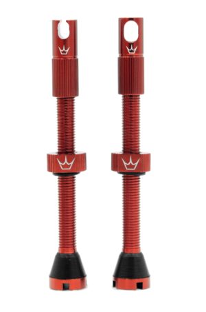 Peaty's x ChrisKing Tubeless Valves 60mm Red