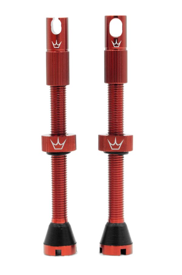 Peaty's x ChrisKing Tubeless Valves 60mm Red