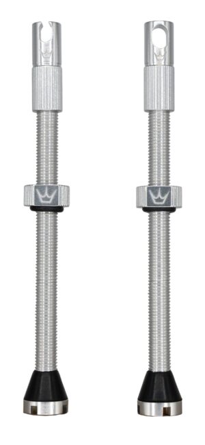 Peaty's x ChrisKing Tubeless Valves 80mm Silver