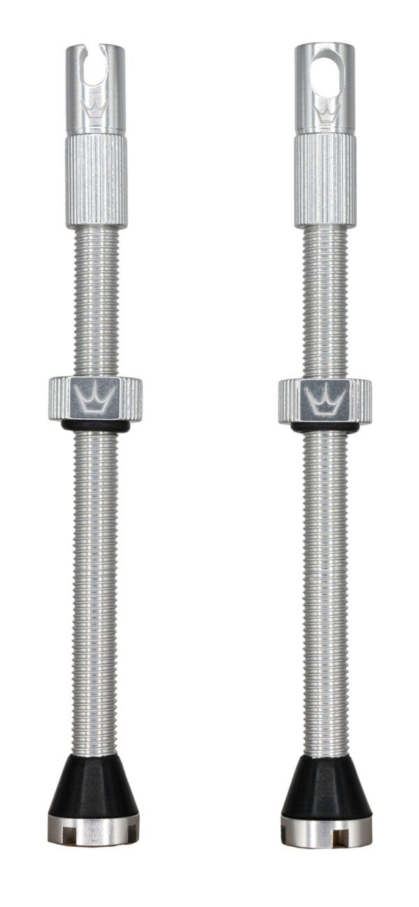 Peaty's x ChrisKing Tubeless Valves 80mm Silver