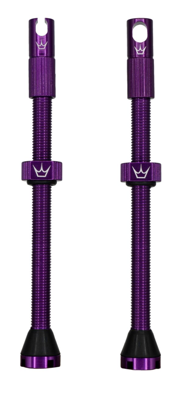 Peaty's x ChrisKing Tubeless Valves 80mm Violet