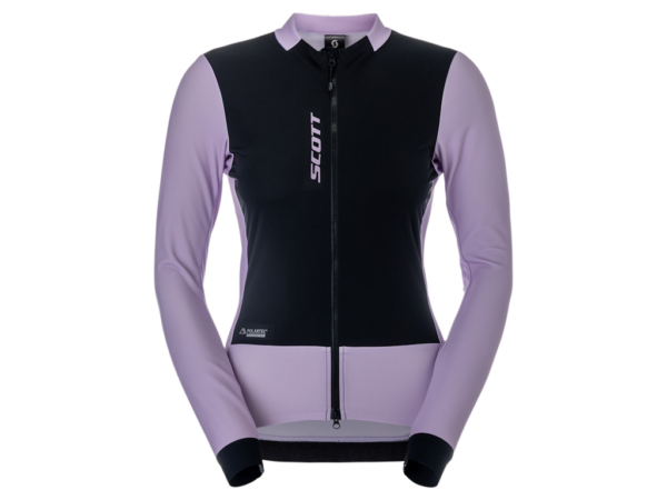 SCOTT Pro Warm Wind Breaker cykeltrøje lange ærmer lilla/sort dame