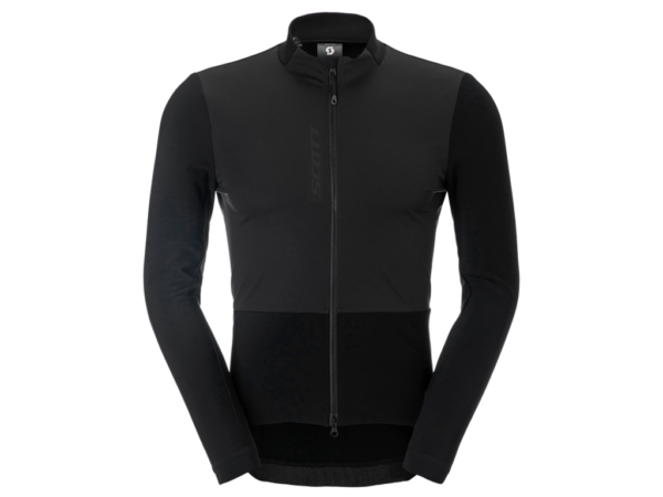 SCOTT Pro Warm Wind Breaker cykeltrøje lange ærmer sort herre