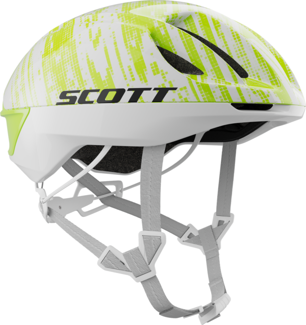 Scott Cadence RC MIPS cykelhjelm - White/Sulphur Yellow