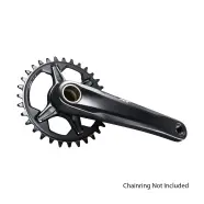 Shimano Kranksæt 12sp For Single 175mm Fc-m8100-1 W/o Cr 175mm - Cykel klinge