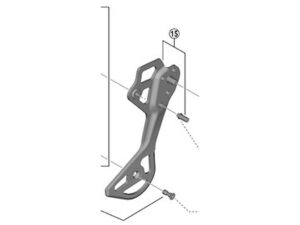 Shimano XTR yderplade GS til bagskifter model RD-M9250