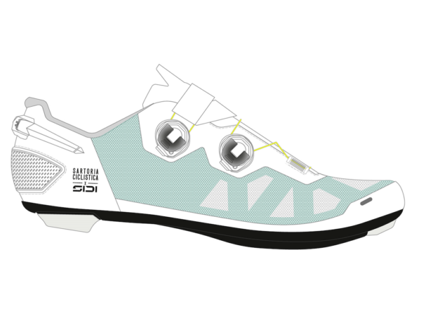 Sidi Laghee Sprinter 2 cykelsko race bright white/light green unisex