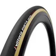 Vittoria Dæk Pista Control Brun/sort 23x28 Tubular G2 - Cykeldæk